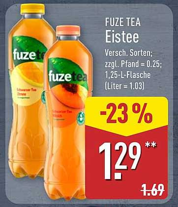 Fuze Tea Eistee - Verschiedene Sorten