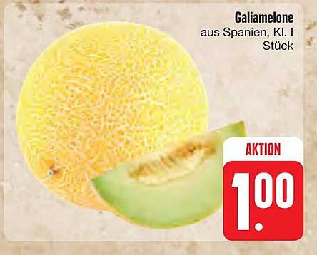 Galiamelone aus Spanien, Kl. I, Stück