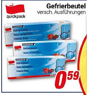 Gefrierbeutel – verschiedene Ausführungen
