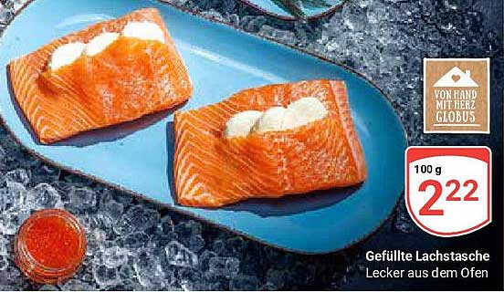 Gefüllte Lachstasche - Lecker aus dem Ofen