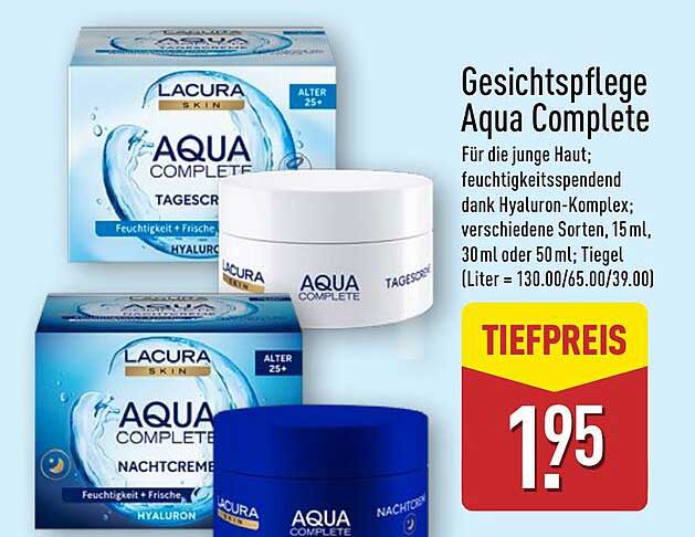 Gesichtspflege Aqua Complete