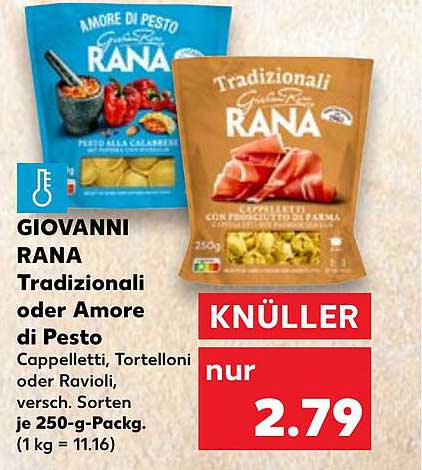 Giovanni Rana Tradizionali oder Amore di Pesto