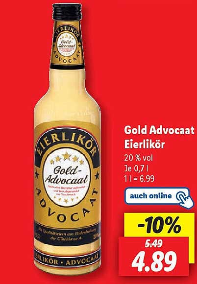 Gold Advocaat Eierlikör