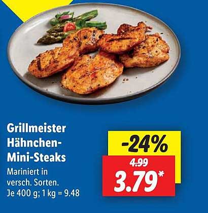 Grillmeister Hähnchen-Mini-Steaks