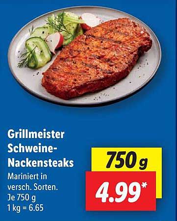Grillmeister Schweine-Nackensteaks