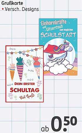 Grußkarte - Verschiedene Designs