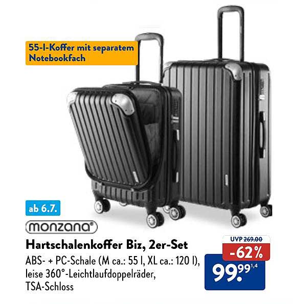 Hartschalenkoffer Biz, 2er-Set