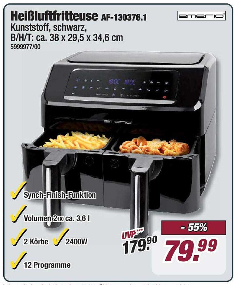 Heiße Luftfritteuse AF-130376.1