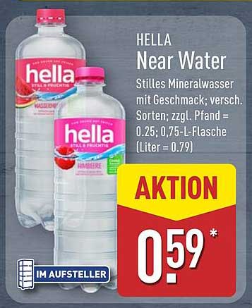 HELLA Near Water - Stilles Mineralwasser mit Geschmack