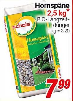 Hornspäne 2,5 kg - BIO-Langzeitdünger