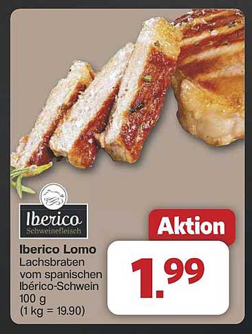 Iberico Lomo Lachsbraten vom spanischen Iberico-Schwein