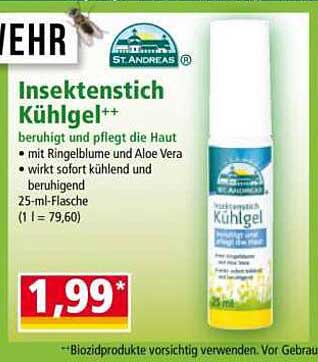 Insektenstich Kühlgel++
