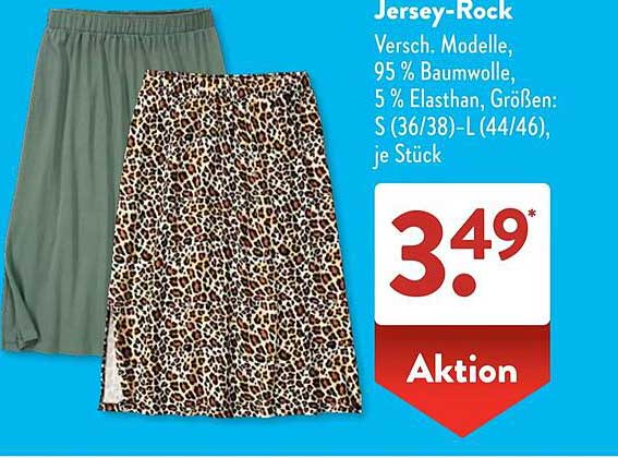 Jersey-Rock – Verschiedene Modelle, je Stück
