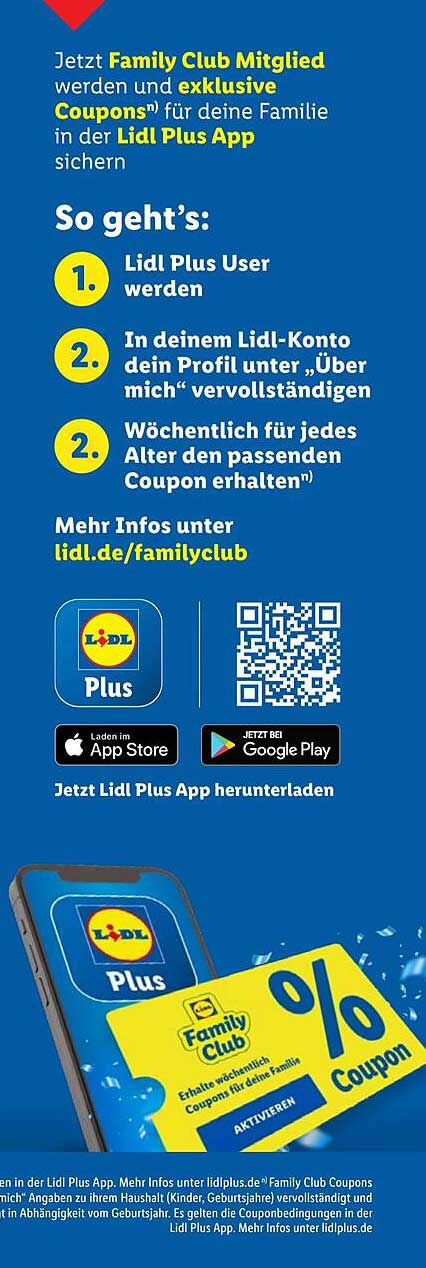 Jetzt Family Club Mitglied werden und exklusive Coupons sichern