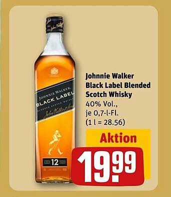Johnnie Walker Black Label Blended Scotch Whisky 0,7 l