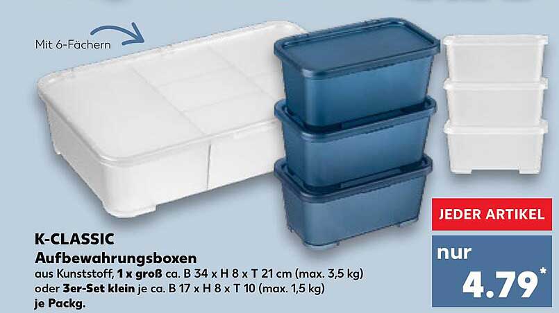 K-CLASSIC Aufbewahrungsboxen