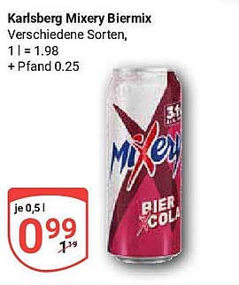 Karlsberg Mixery Biermix - Verschiedene Sorten
