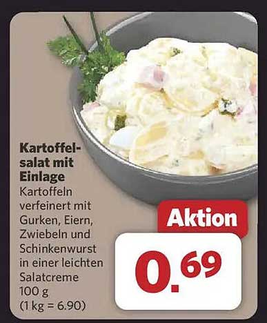 Kartoffelsalat mit Einlage