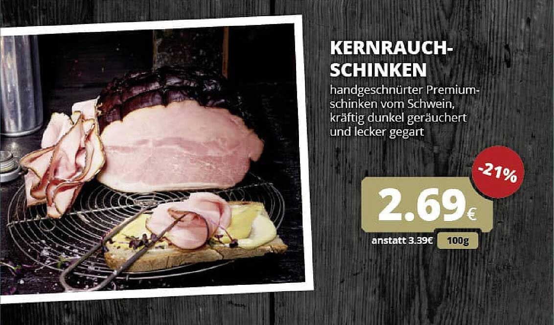 KERNRAUCHSCHINKEN - handgeschnürter Premium-Schinken vom Schwein