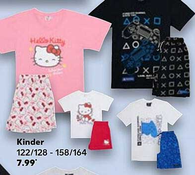 Kinder-Mode von Hello Kitty – T-Shirts und Shorts