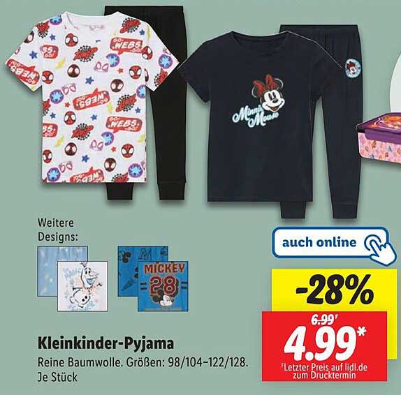 Kleinkinder-Pyjama
