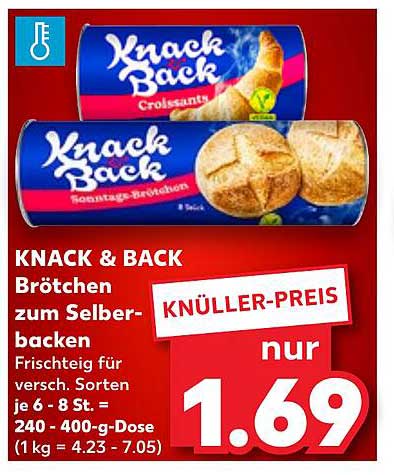 KNACK & BACK Brötchen zum Selberbacken