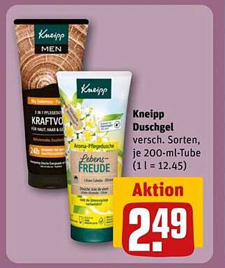 Kneipp Duschgel - Lebensfreude und Kraftvoll