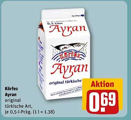 Körfez Ayran - original türkische Art, je 0,5 l-Pckg.