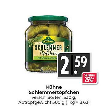 Kühne Schlemmer-Töpfchen - vielseitigen Genuss in einem Glas
