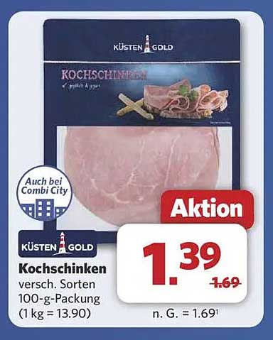 Küsten Gold Kochschinken 100-g-Packung