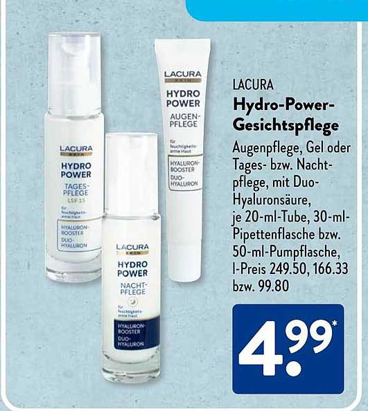 LACURA Hydro-Power-Gesichtspflege