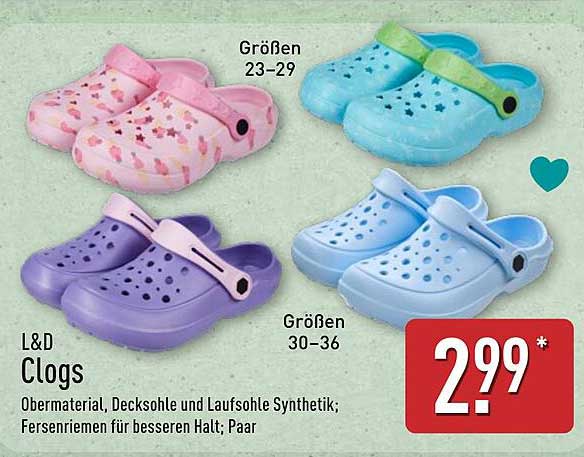 L&D Clogs - Bequem und farbenfroh für die ganze Familie