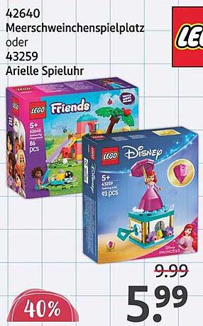 LEGO Friends Meerschweinchenplatz oder Arielle Spieluhr