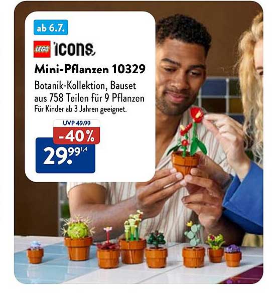 LEGO Icons Mini-Pflanzen 10329