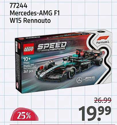 LEGO Speed Champions 77244 Mercedes-AMG F1 W15 Rennauto
