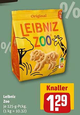 Leibniz Zoo Kekse 125 g
