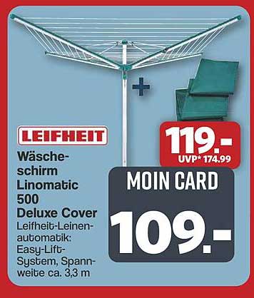 Leifheit Wäscheständer Linomatic 500 Deluxe Cover