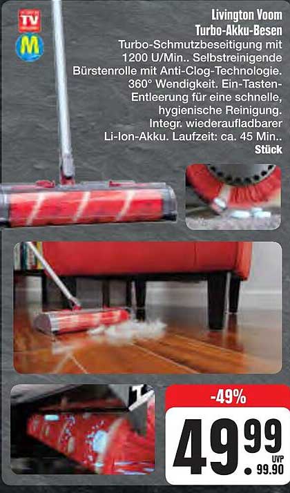 Livington Voom Turbo-Akku-Besen