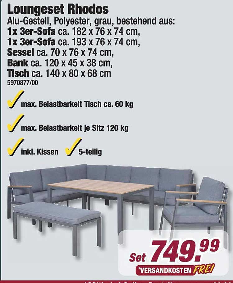 Loungeset Rhodos