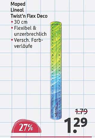 Maped Lineal Twist’n Flex Deco 30 cm