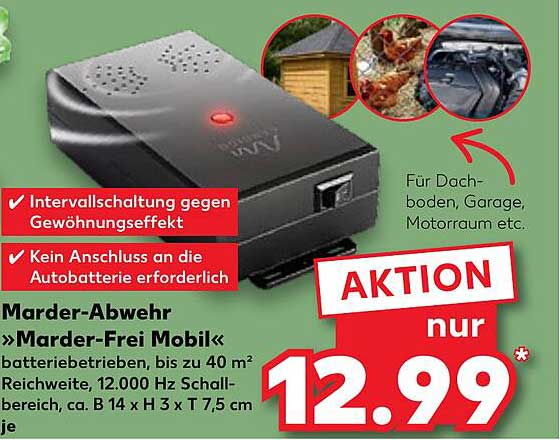 Marder-Abwehr »Marder-Frei Mobil«