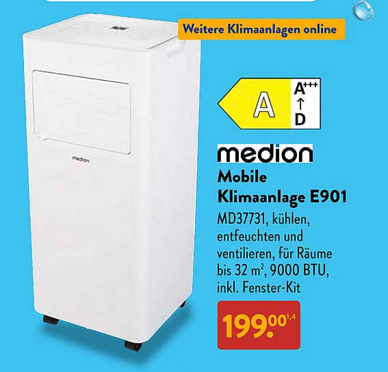 medion Mobile Klimaanlage E901 MD37731