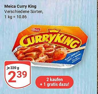 Meica Curry King - verschiedene Sorten