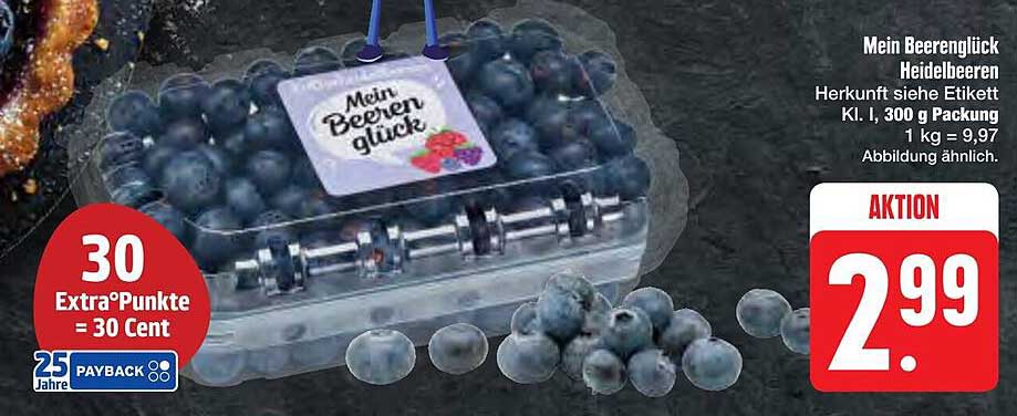 Mein Beeren Glück Heidelbeeren 300 g