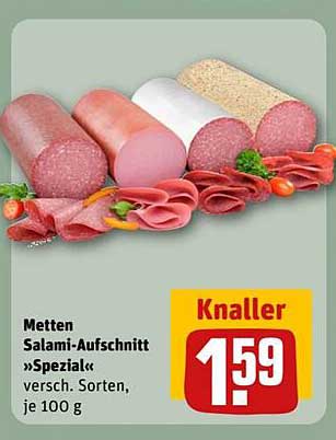 Metten Salami-Aufschnitt »Spezial« verschiedene Sorten, je 100 g