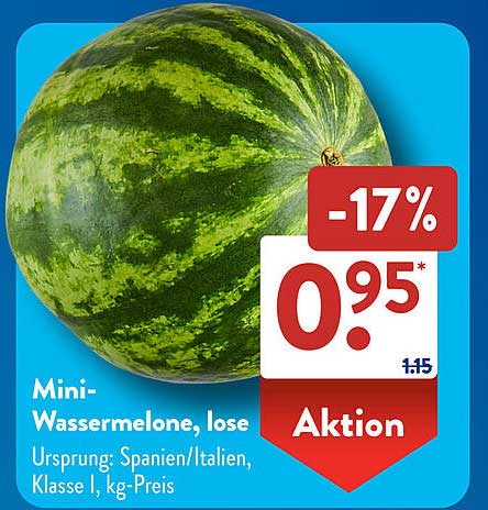 Mini-Wassermelone, lose