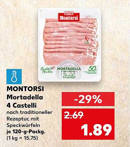 MONTORSI Mortadella 4 Castelli