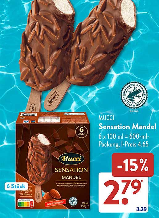 MUCCI Sensation Mandel 6 x 100 ml