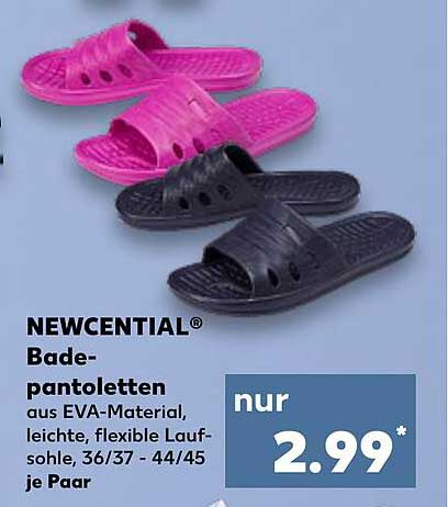 NEWCENTIAL® Badesandalen aus EVA-Material