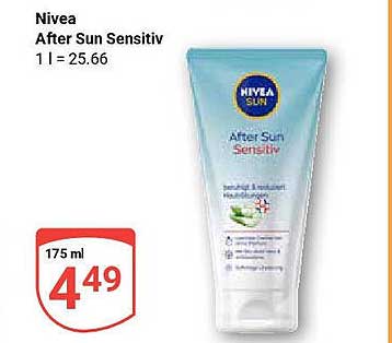 Nivea After Sun Sensitiv 175 ml